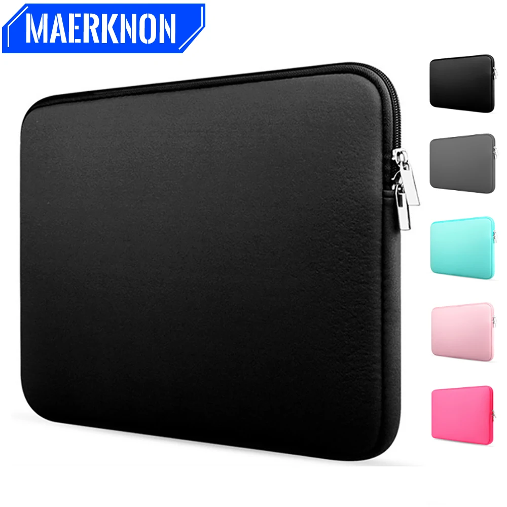 

Portable Laptop Sleeve Bag Soft Notebook Bag For Macbook Air/Pro Case Pouch Skin Cover Ultra Light Tablet Briefcase Carrying Bag