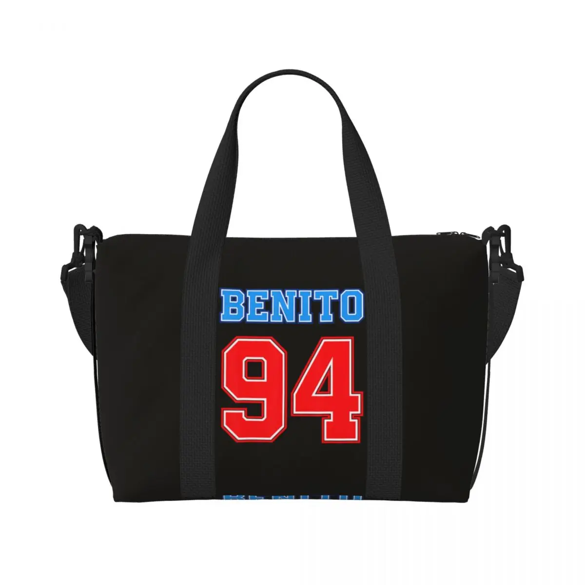 

Bad Bunny Benito Number 94 LX Travel Bag Large Sport Bags Portable Couple Printed Gym Bag Training Novelty Fitness Bag