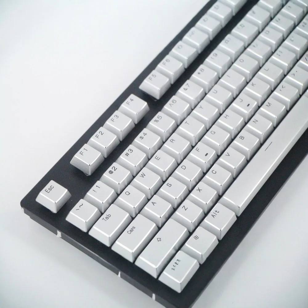 

Набор колпачков серии High Light, изготовленный на заказ профиль XDA, алюминиевый сплав, глянцевый край, колпачок для клавиш с ЧПУ для игровой механической клавиатуры, подарок