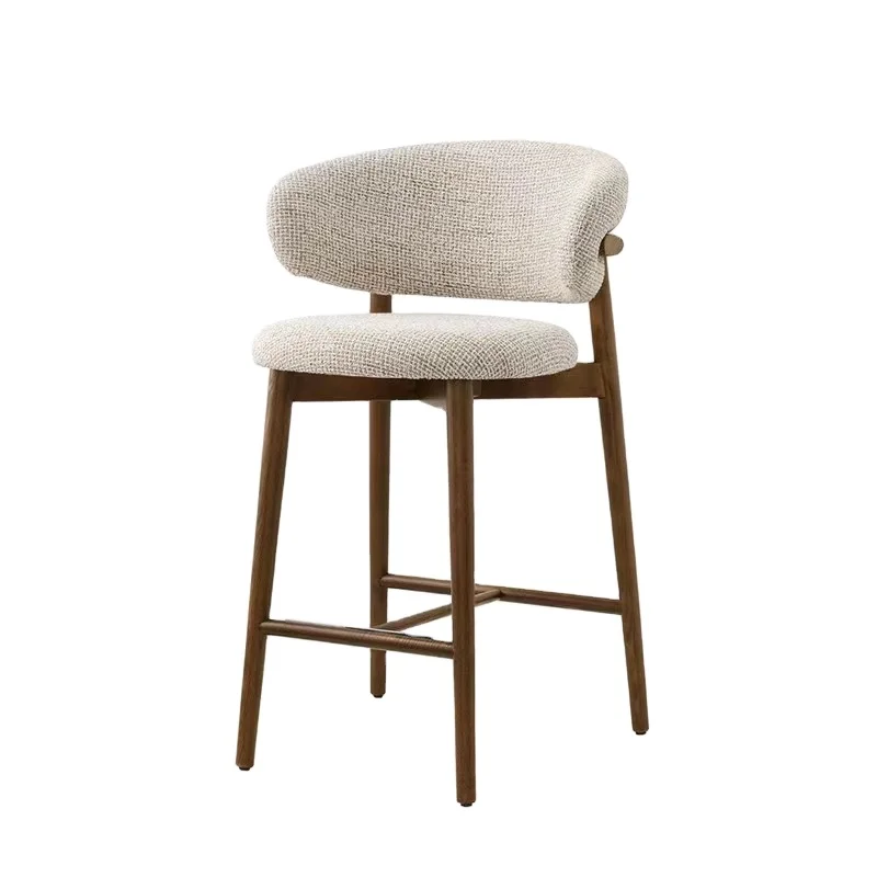 

High Stool Simple Modern KTV Cafe High Chair Dining Chair Bar Chair Commercial Furniture