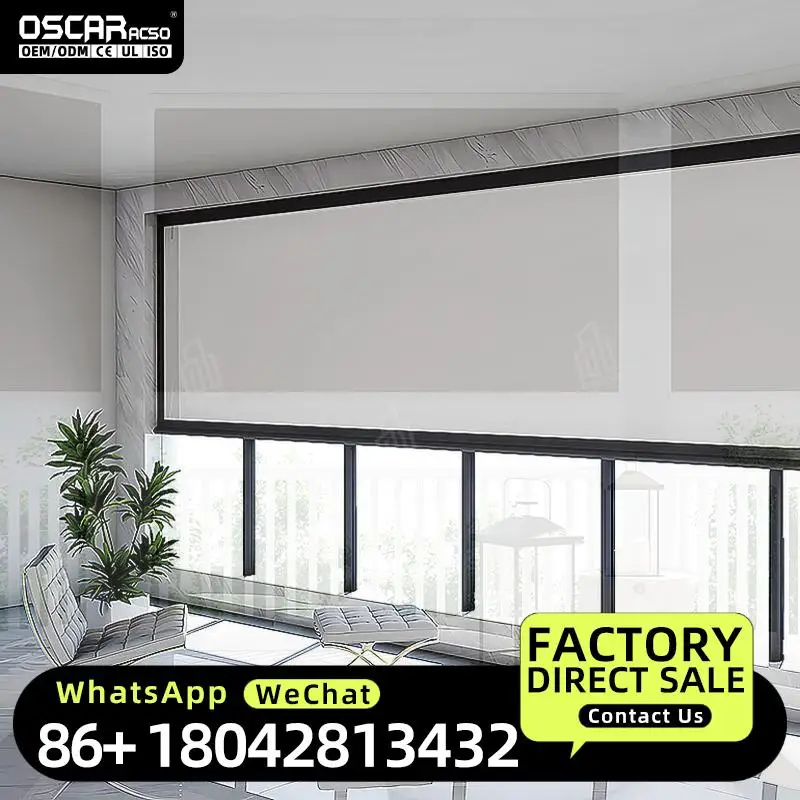 High Quality Polyester Fireproof Manual Spring Easy Install Roller Blinds for Livingroom Bedroom at Factory Supply Price Rolling