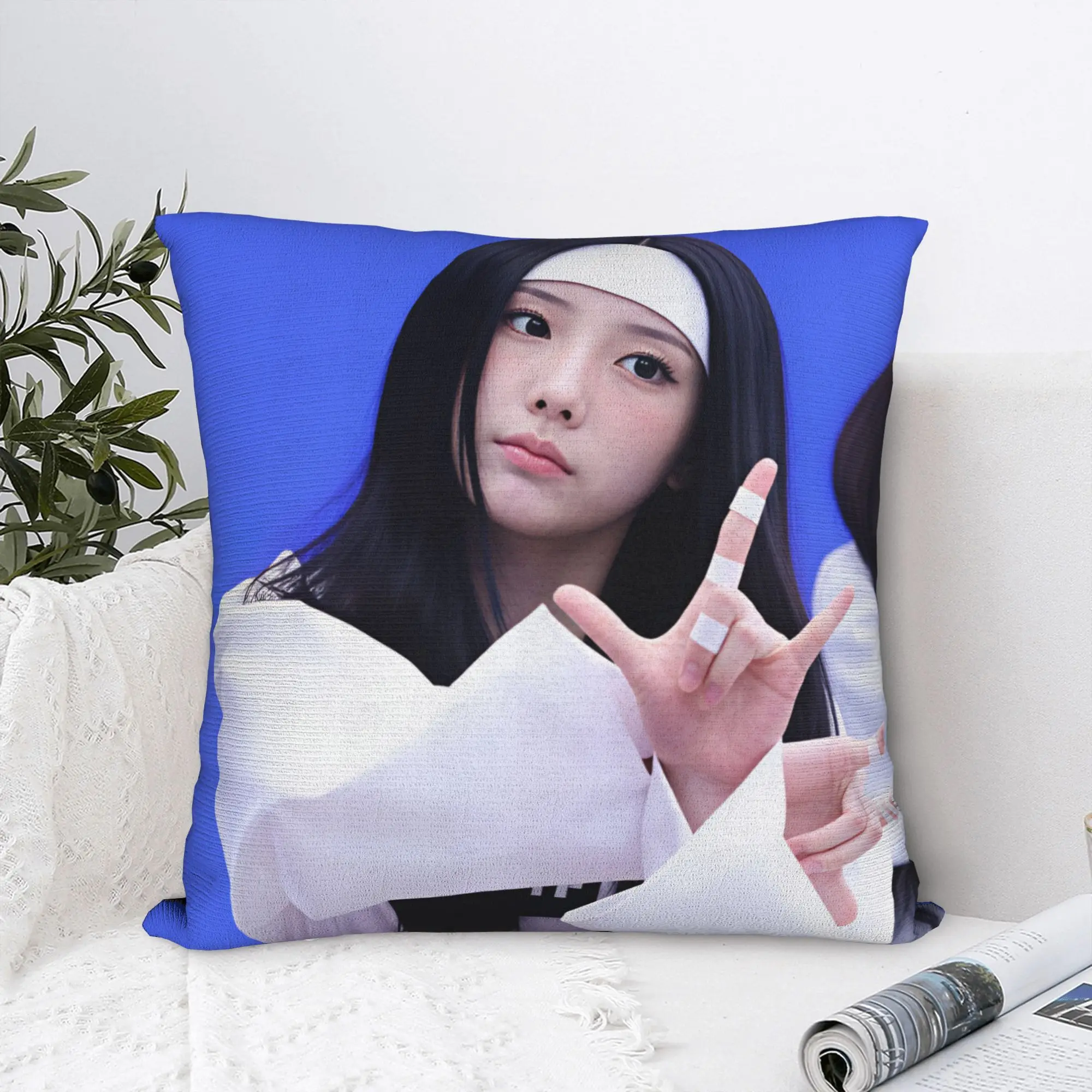 W-Wonhees-S Super Real Me  Pillow Cover  Novelty Pillow Case For Sofa  Home Decor Cushion Cover Soft Graphic Pillowcases Gift