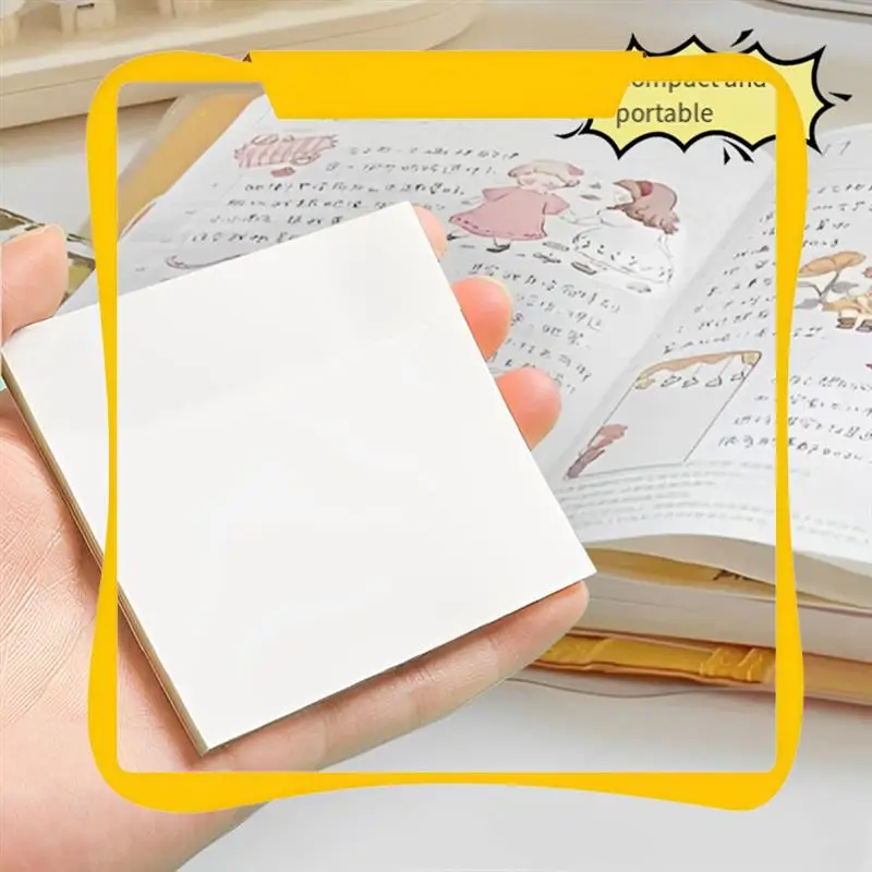 

30PCS Clear Notes Pads Set 3 Sizes, Waterproof Self-Adhesive Translucent See Through Sticky Notes Set For School & Office