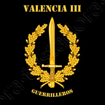 Spanish Legion GOE 3 Valencia Guerrilleros Emblem T-Shirt. Summer Cotton O-neck Men\'s Short Sleeve T-Shirt New S-3XL