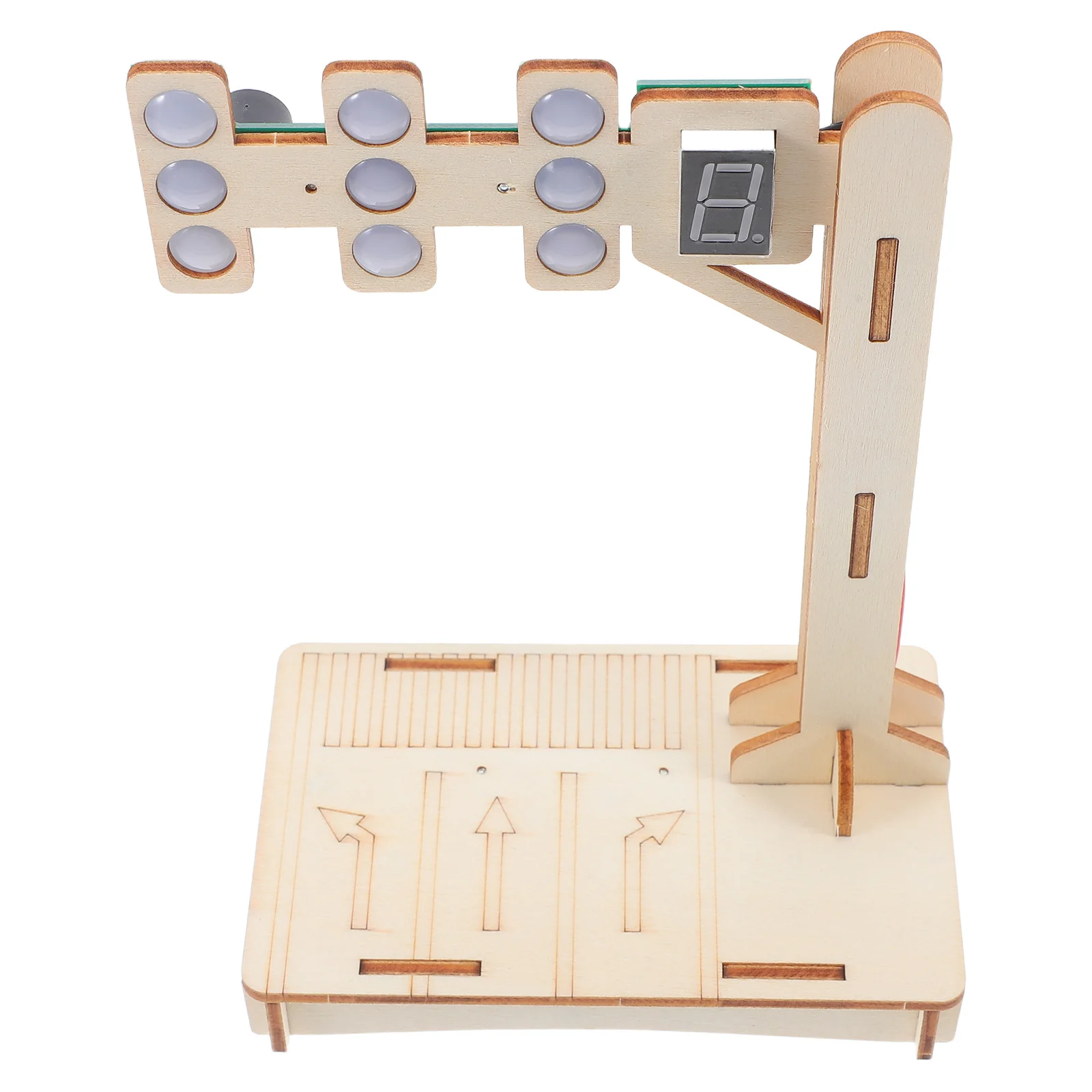 مجموعة واحدة من أدوات إشارة المرور DIY مشروع علمي جذعي تعليمي للأطفال في الفصول الدراسية مجموعة إشارات المرور للتعلم المنزلي