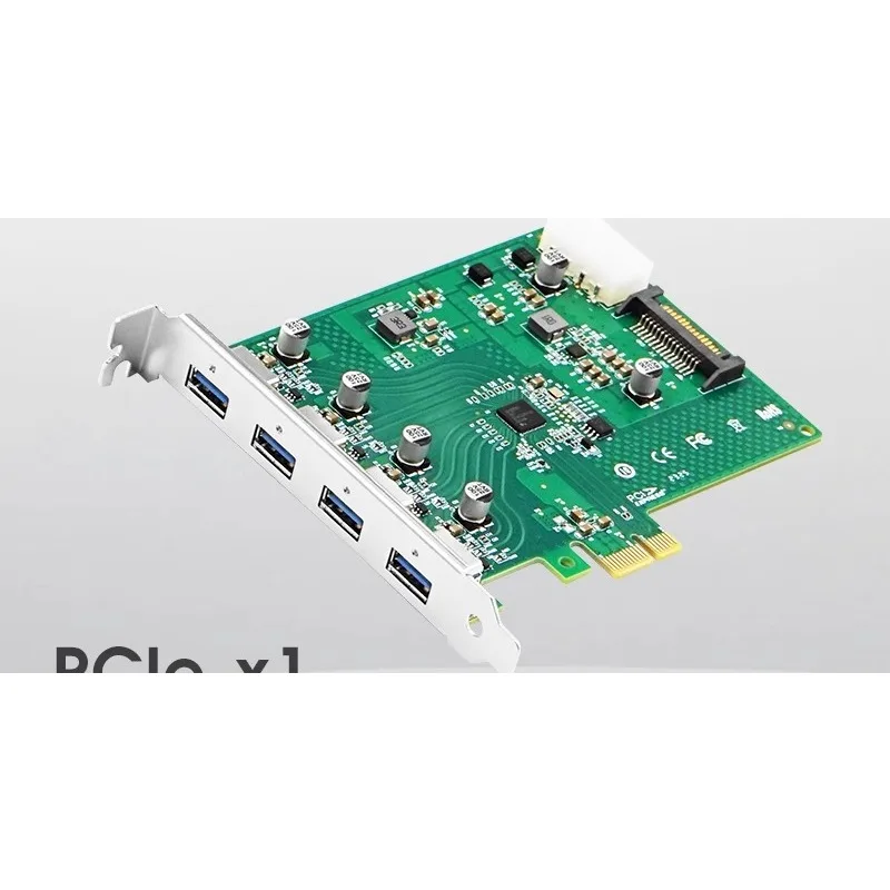 

Parts for Linkreal USB adapter PCIe x1 to USB 3.0 Type-A 5Gb/s USB 3U expansion card