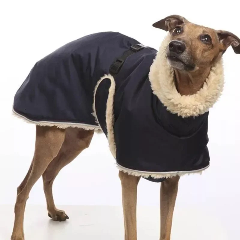 Dog Pet Winter High Collar Jumper Sweater Medium Big Dog Coat Jacket Great Dane Greyhound Pitbull Clothing Pets Clothes Parts