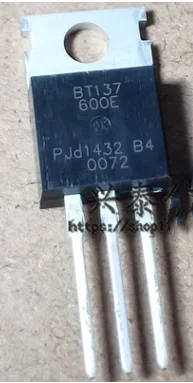 10PCS New BT137-600E 137-600E TO-220 8A / 600V TRIAC