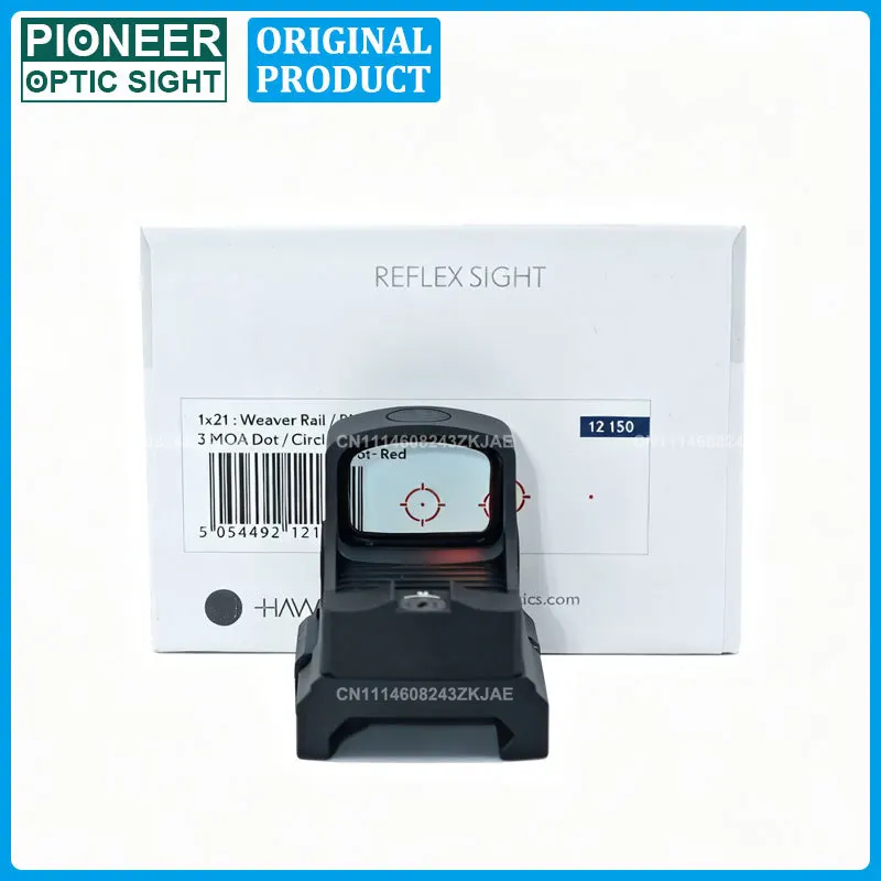 ORIGINAL HAWKEENDURANCE Pistol Red Dot Sight 1x21 Multi-reticle RMSc Footprint Handgun Reflex Sight Riflescope W/20MM Rail Mount