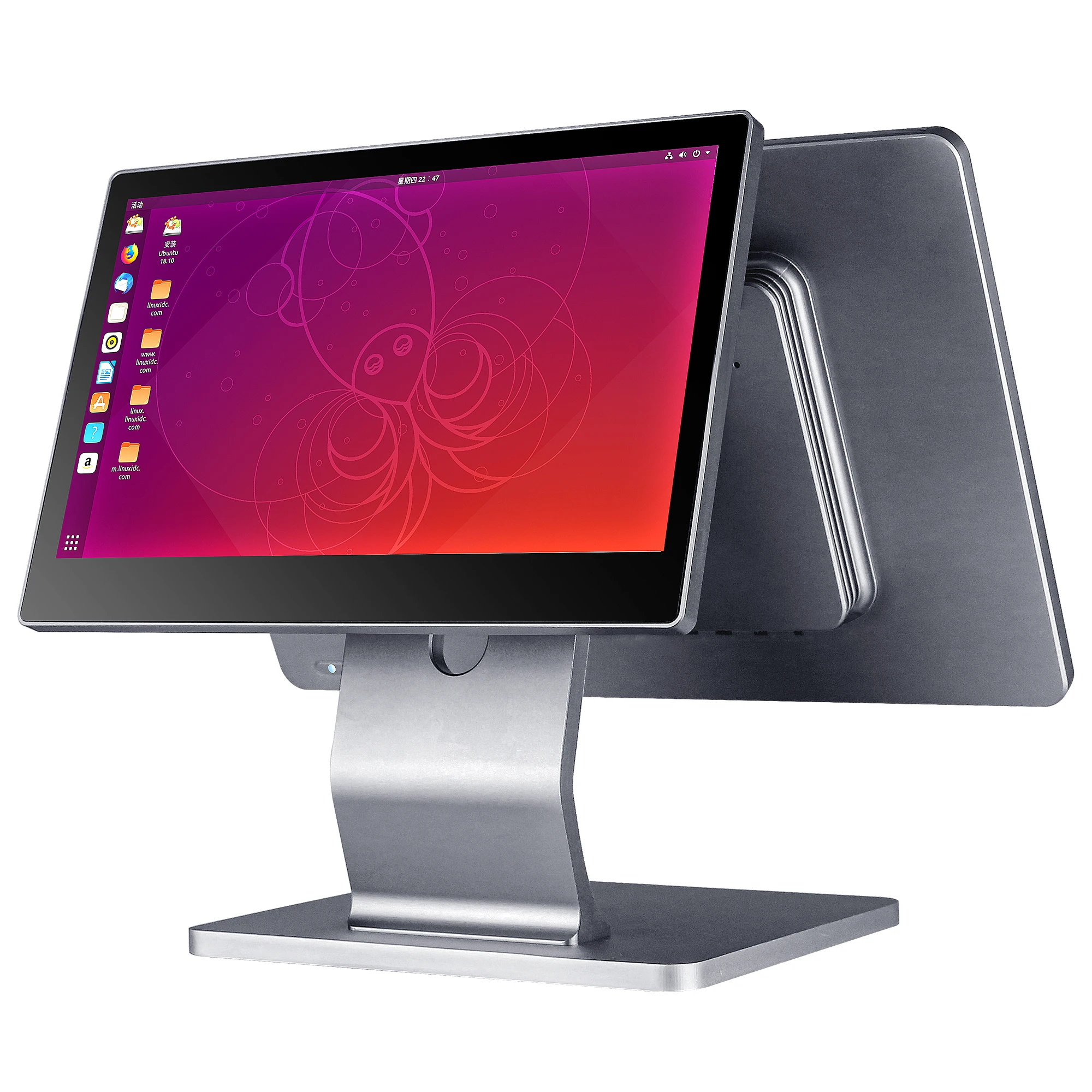 Wholesale POS Supplier 15.6 Inch Cash Register Win11 Ultra Thin Aluminum Alloy Body for Luxury Boutique Countertop POS terminal