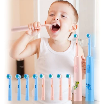 Rechargeable Smart Toothbrush for Children Cleaning Whitening & Massage 3 Modes IP67…