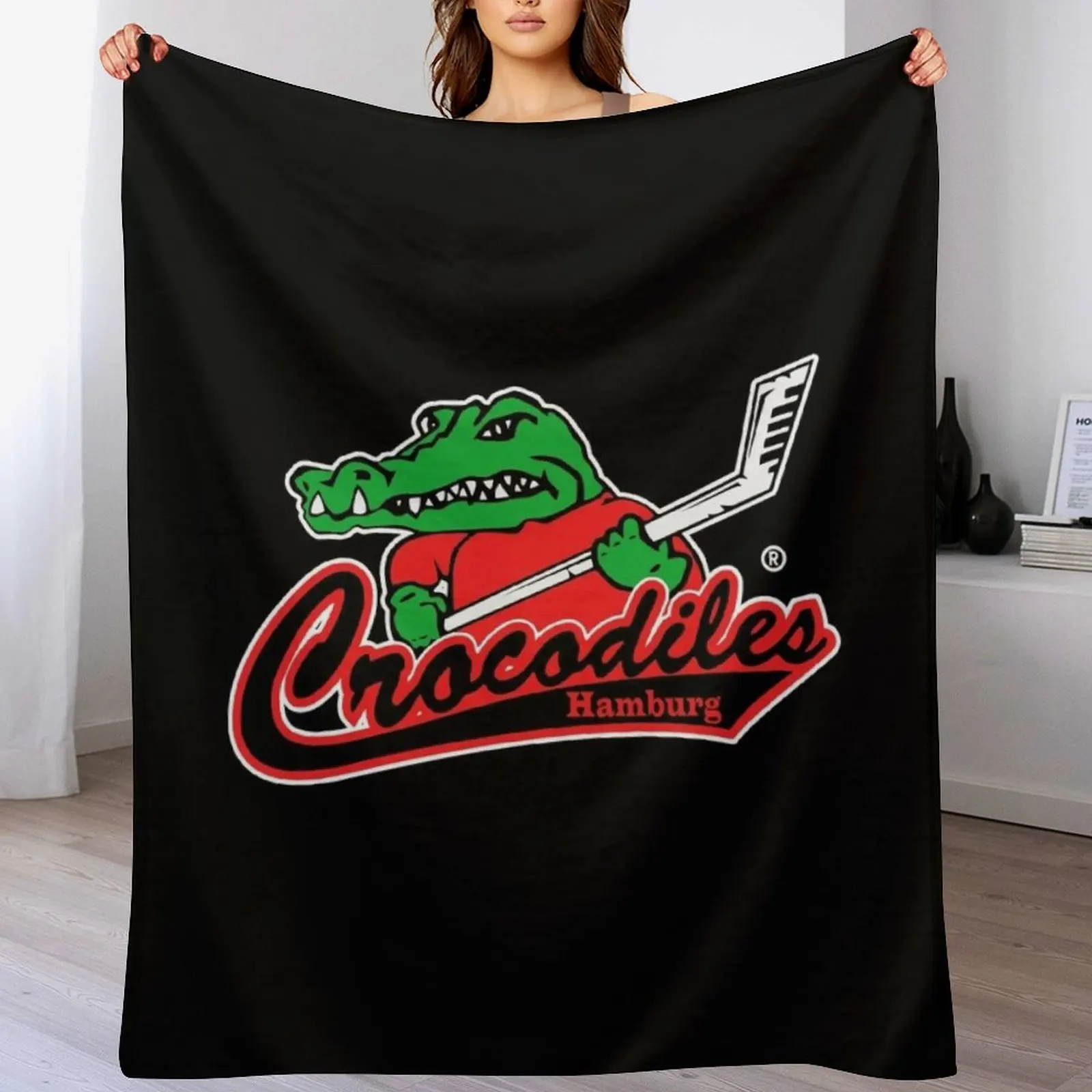 

Crocodiles Hamburg Throw Blanket Multi-Purpose Bed Fashionable Softest Summer Blankets