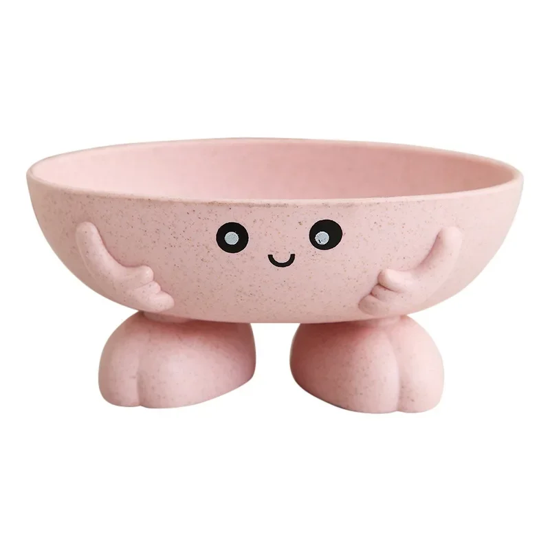 Eco-friendly 1Pcs Soap Box Non-slip Soap Dish Bathroom Supplies Soap Holder Cartoon Shape