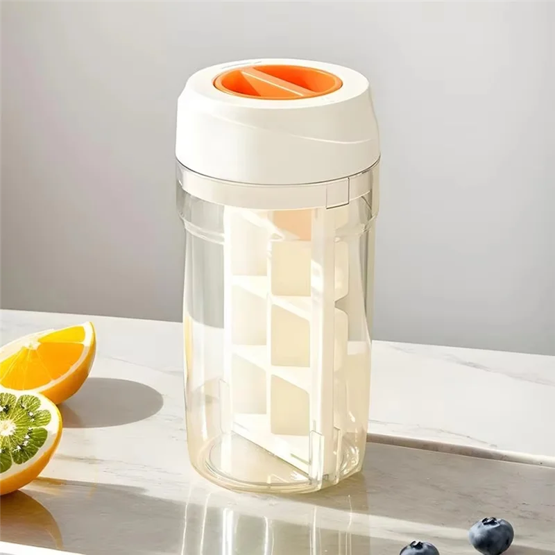 

A98E-Silicone Ice Block Tray Portable Ice Molds For Refrigerator For Kitchen & Refrigerator