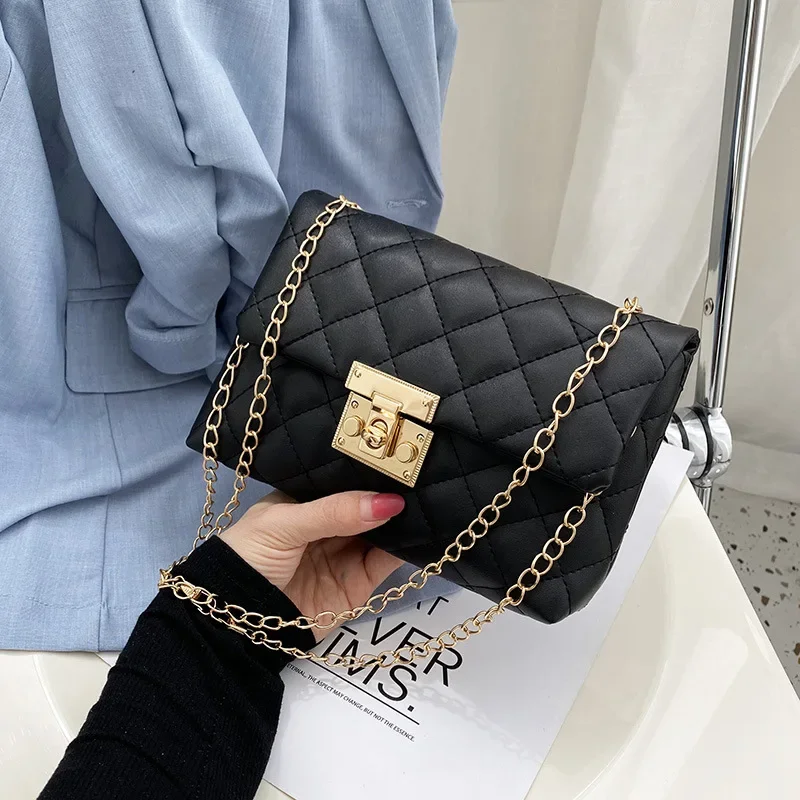 Borduurgaren Kleine Pu Lederen Crossbody Tassen Voor Vrouwen 2022 Trend Handtas Vrouwelijke Casual Branded Schouder Handtassen Nieuwe