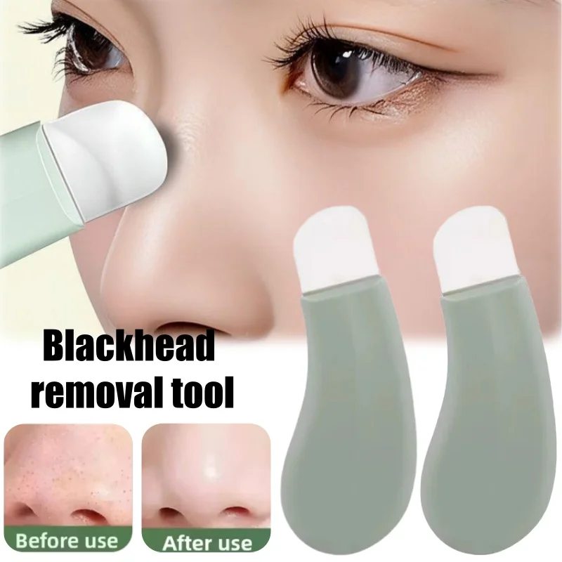 Comedondrukker Gereedschap Diepe Schone Huid Mee-eter Spatel Gezicht Schraper Porie Cleaner Tool Neus Schraper voor Vrouwen Mannen Verwijderen