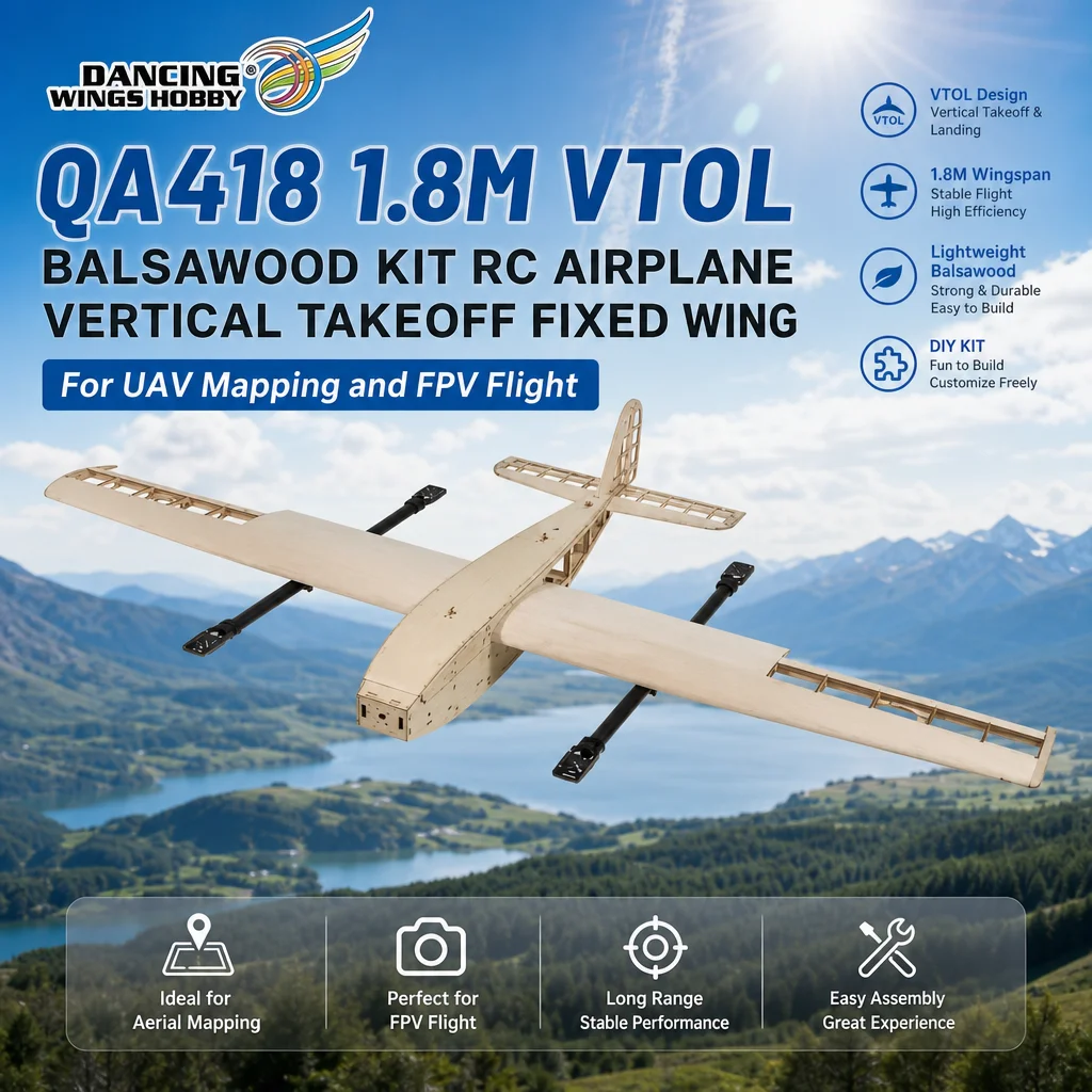 Drone Kit Vtol - Kit VTOL DW Hobby QA418 1.8M