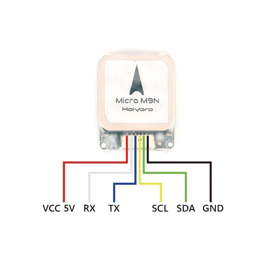 Holybro Micro M9N GPS z anteną ceramiczną cyfrowy kompas IST8310 32x26mm do dronów daleki zasięg RC FPV