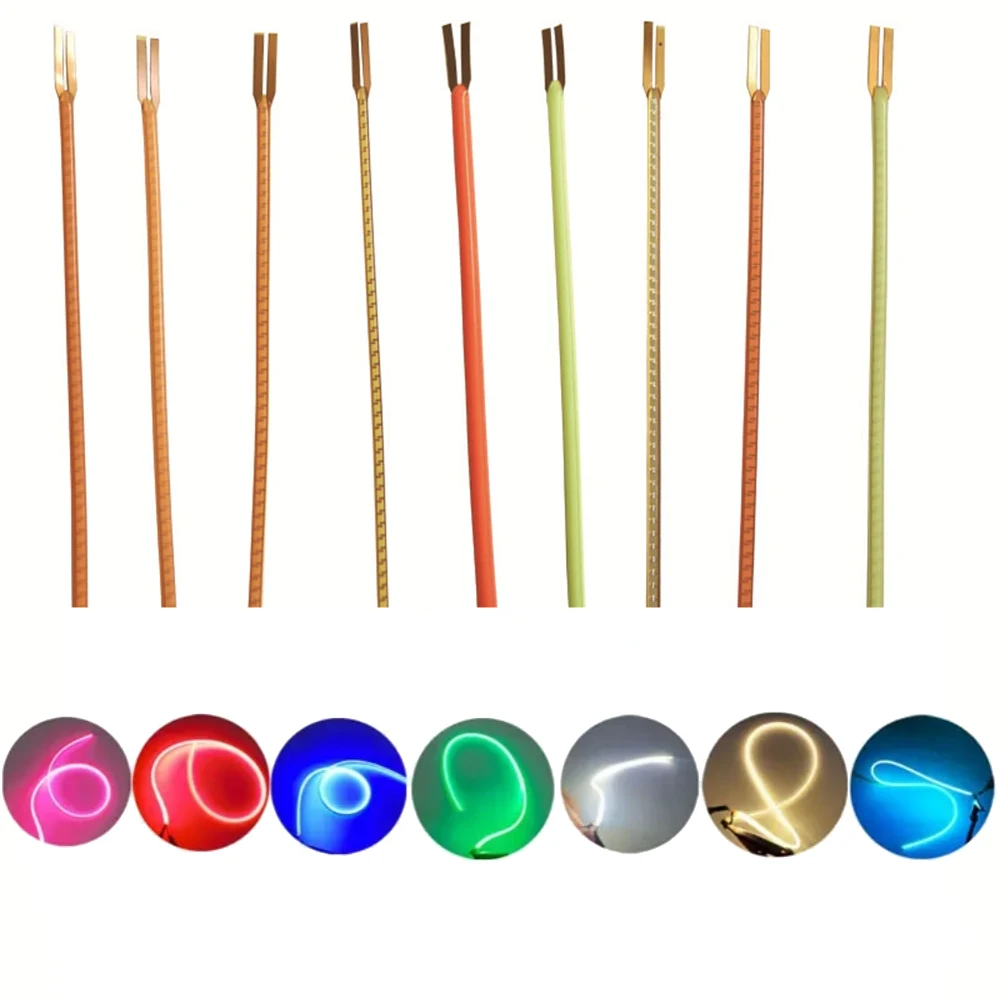 Free Cut Flexible LED Filament for LED Bulb DIY DC 3V 25mm 80mm 110mm 128mm 190mm 255mm 300mm Edison Bulb Parts COB LED Diode