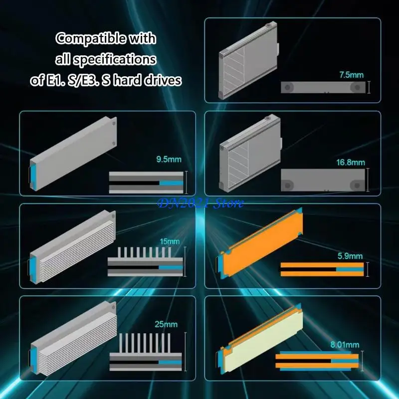 

F3KE Pcie 5.0 4X To U.2 (SFF-8639) Hard Disk Adapter Card PCIE Gen5.0 4X To U.2 S