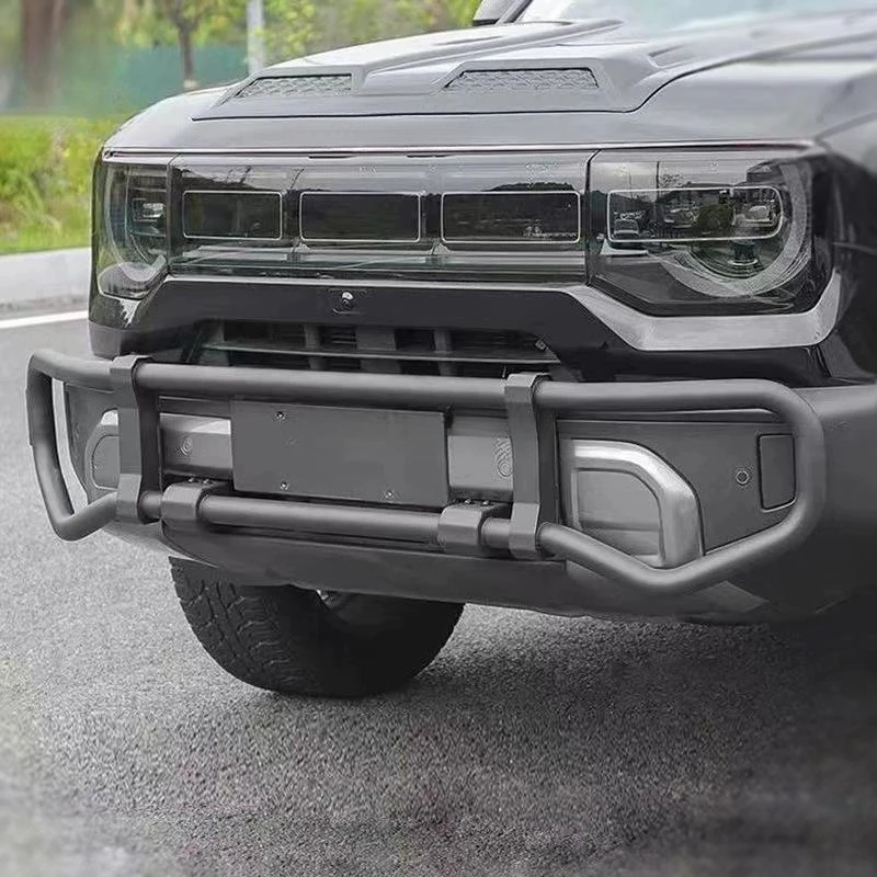New Aluminum Anti Collision Bull Bar Front Bumper Kit Complete Bolt On Installation Offroad Vehicle Exterior Mod Parts