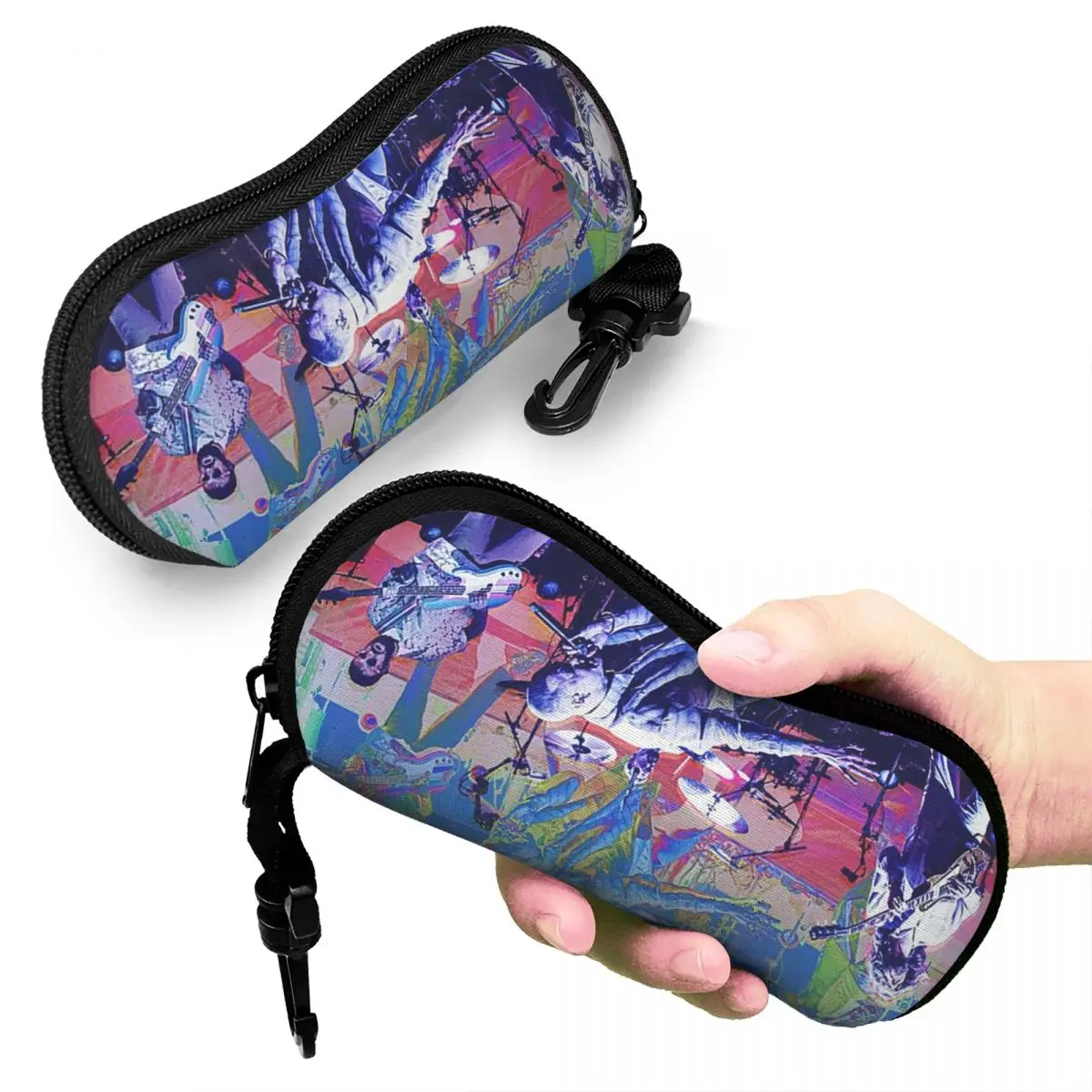 

Imagine Dragons Band Loom Tour Shell Glasses Case Protective Sunglasses Box Women Men Soft Eyeglass Bag Pouch