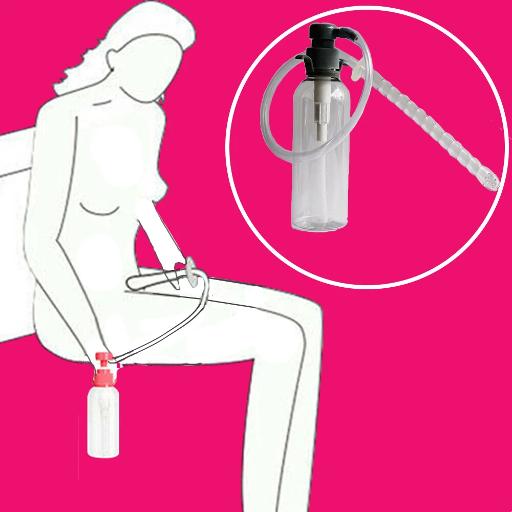 300ml--Enema Anal Vaginal irrigator enemator Douche Cleaner Bottle Pump