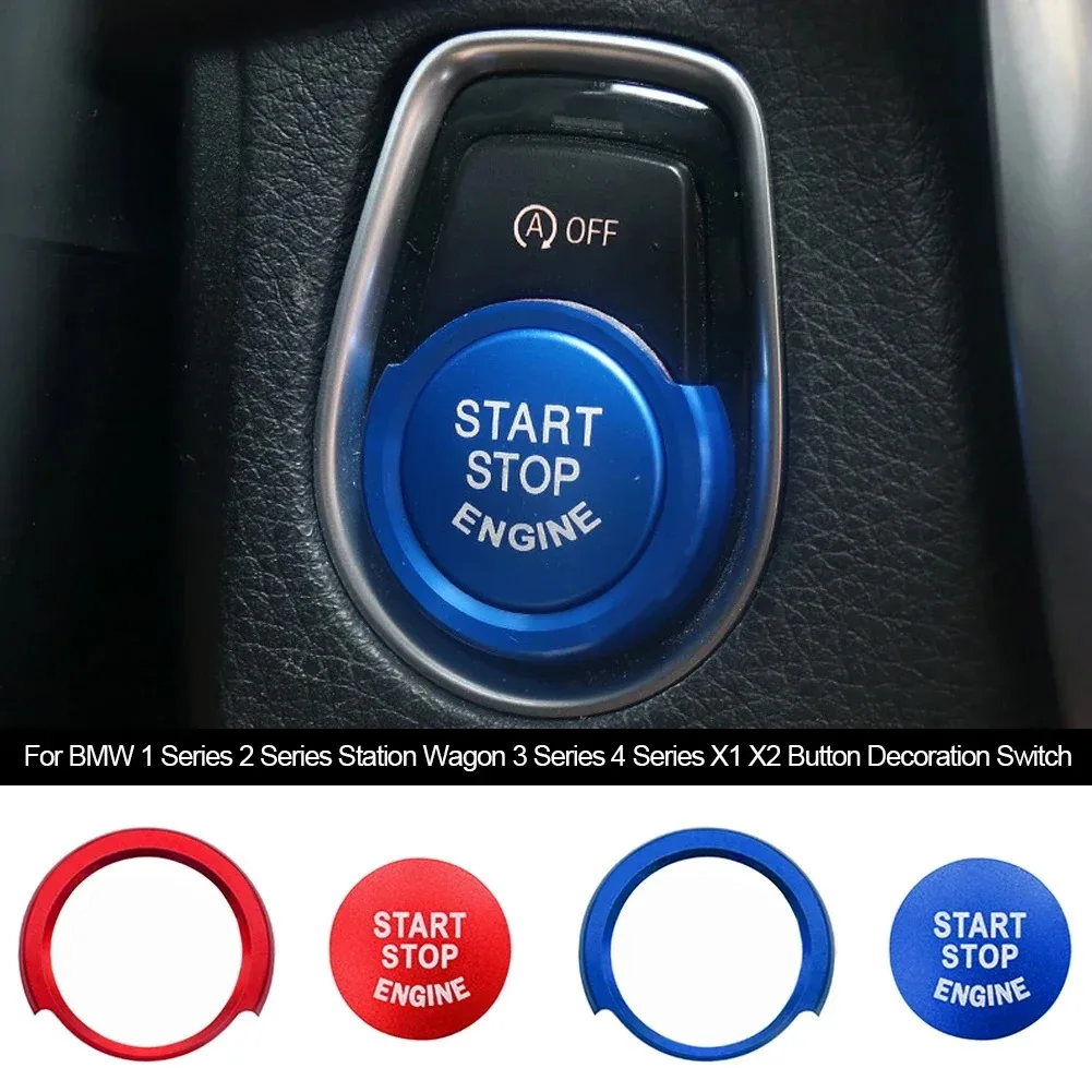 

Car Styling Engine Ignition Start Stop Ring Case Sticker For Bmw F20 F21 F30 F31 F10 Button Decoration Switch Accessories Covers