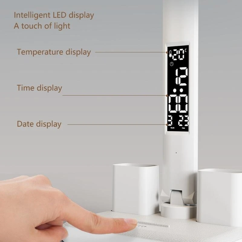 USB Chargenable Dimmable Desk Light Eye Reading Night Light
