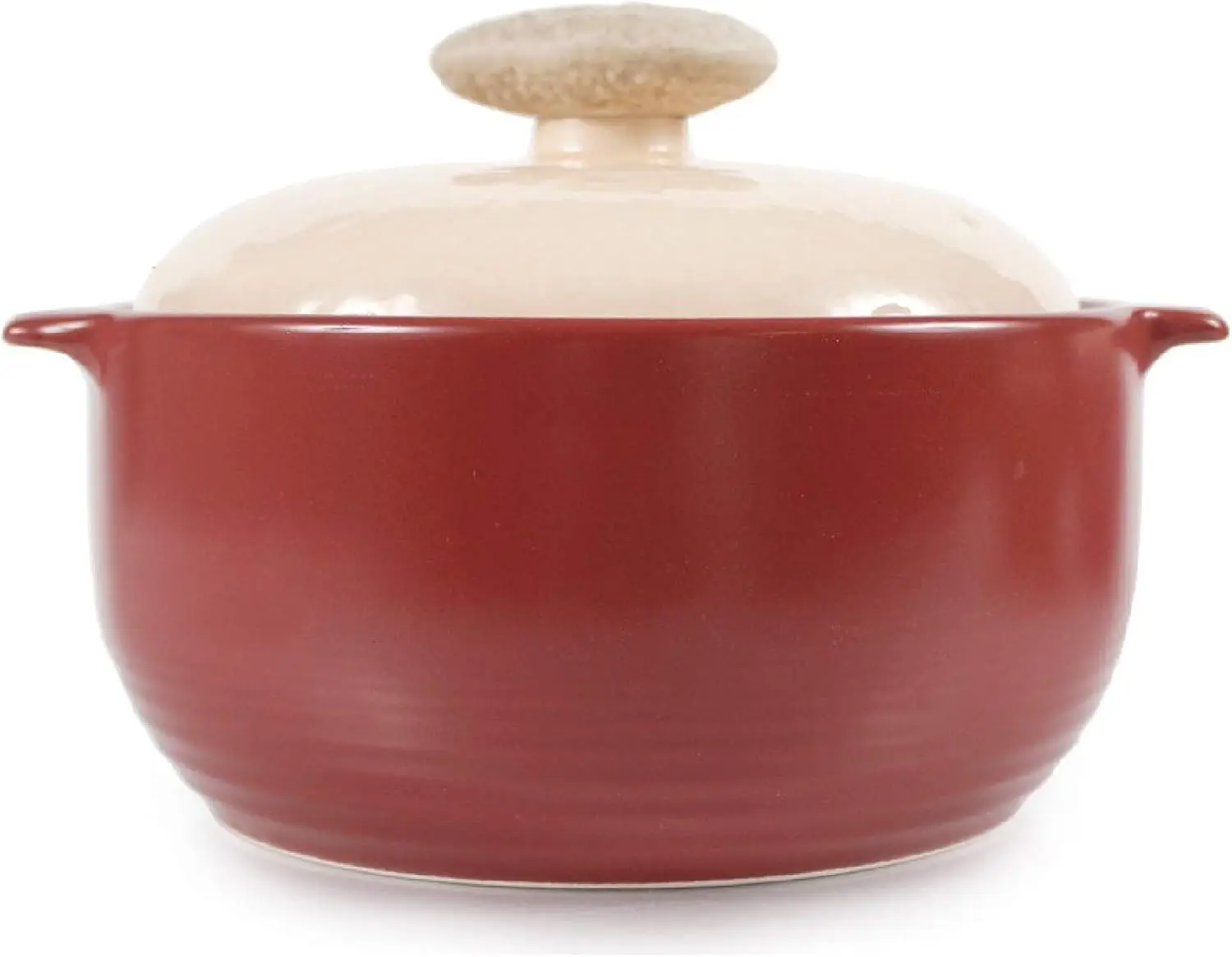 

2qt Ceramic Non-Stick Casserole Pot, Dutch Oven for Stew, Soup, Steam, Oven Safe & Heat Resistant