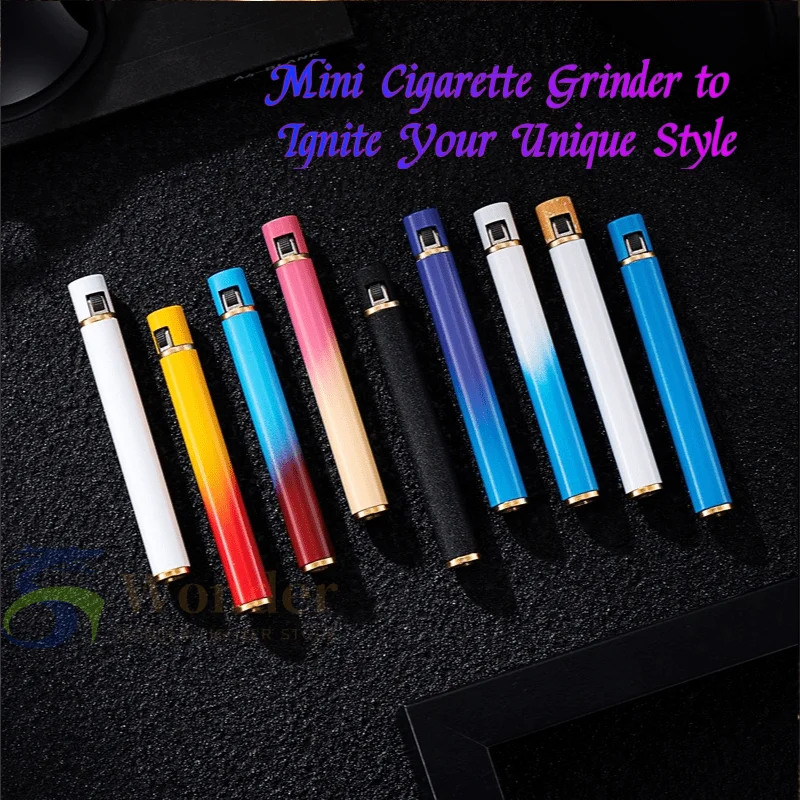 

Cool Gadgets：Mini Cylindrical Cigarette Type Grinding Wheel Open Flame Lighter, Imetal Valines Pistols