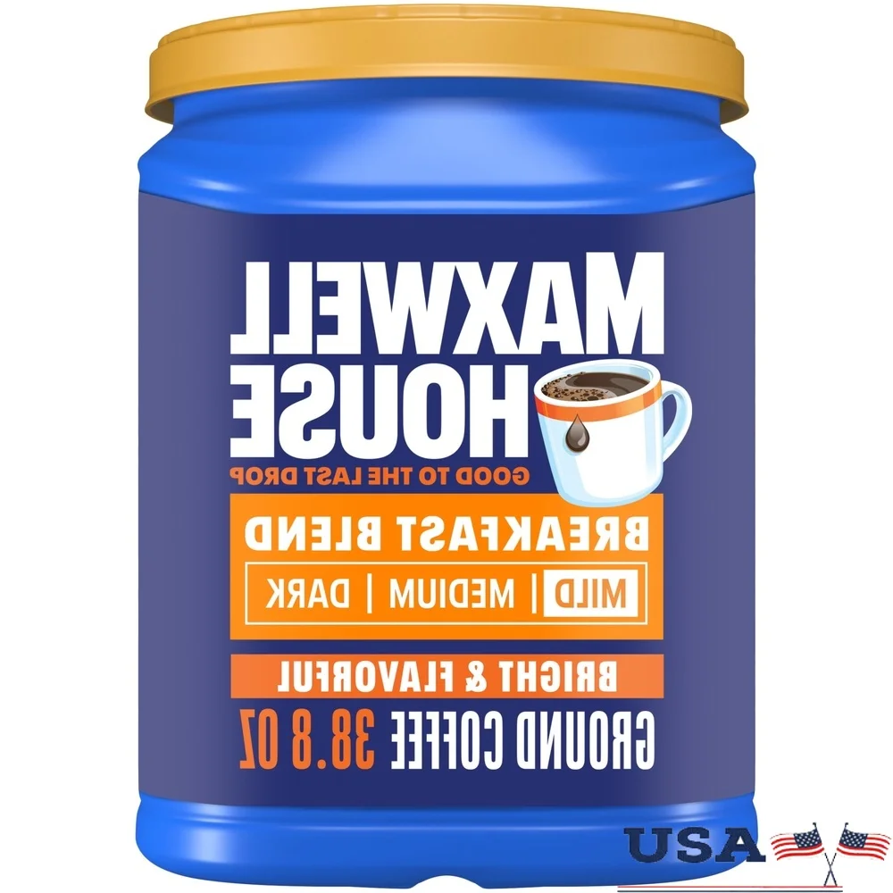 

Мягкий обжарный молотый кофе, смесь для завтрака, 38,8 унций, канистра, плавный вкус, последовательное качество, идеально сочетание в любое время