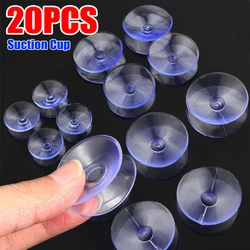 1/20PCS Clear Double Sided Vacuum Suction Cup Non-slip Plastic Sucker Pad for Glass Table Top Spacer Car Window DIY Soap Holder