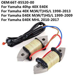 Charge Coil 66T-85520 For Yamaha Outboard Motor 40hp 40X E40X 1998-2017 66T-85520-00 Boat Motor Generator Parts