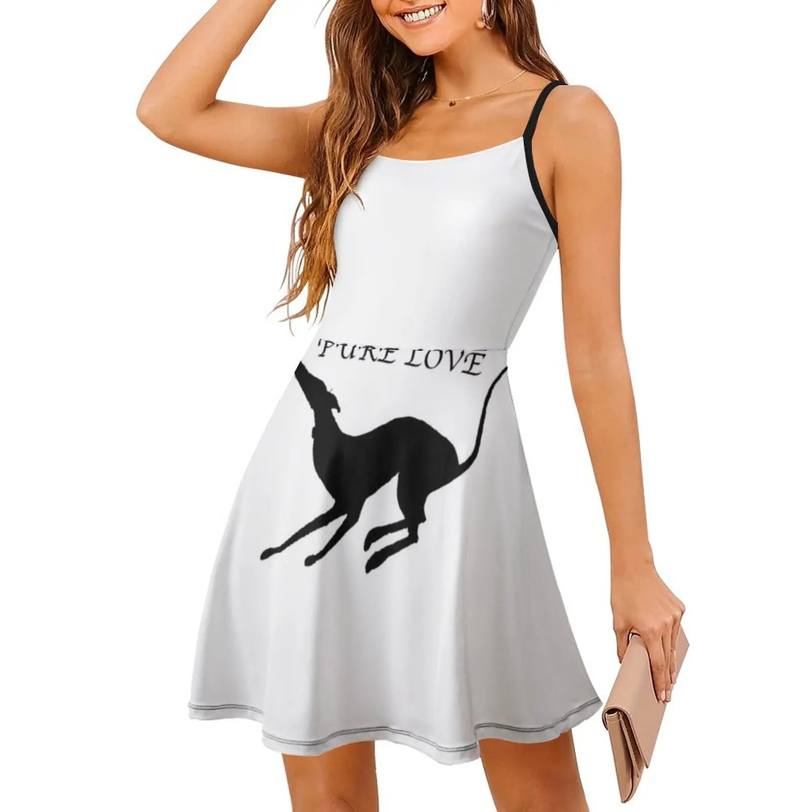 فستان السلوقي G707 على الطراز الكوري للنساء فستان كاجوال أنيق للحفلات أو الارتداء اليومي عيون تبدو السلوقي الوبت مان الأفضل