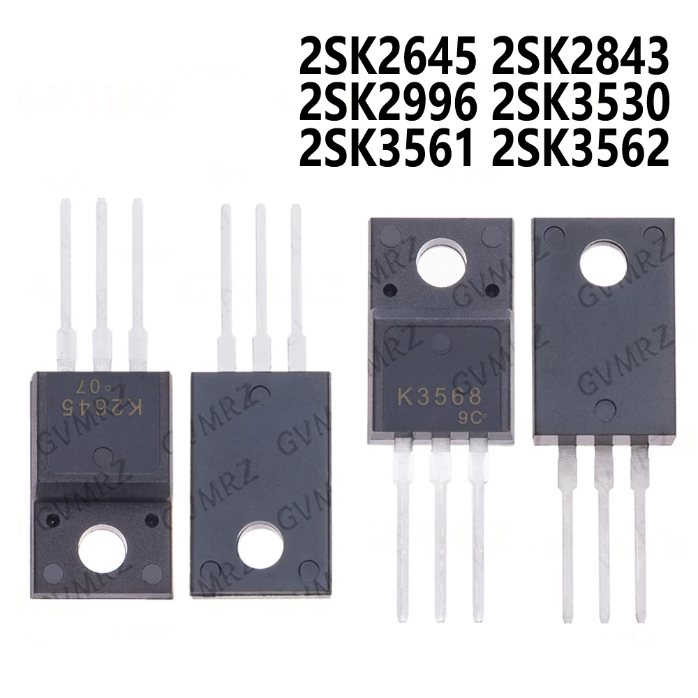 10PCS TO-220 2SK2645 2SK2843 2SK2996 2SK3530 2SK3561 2SK3562 2SK3566 2SK3567 2SK3568 2SK3569 2SK3667 2SK3679 TO-220