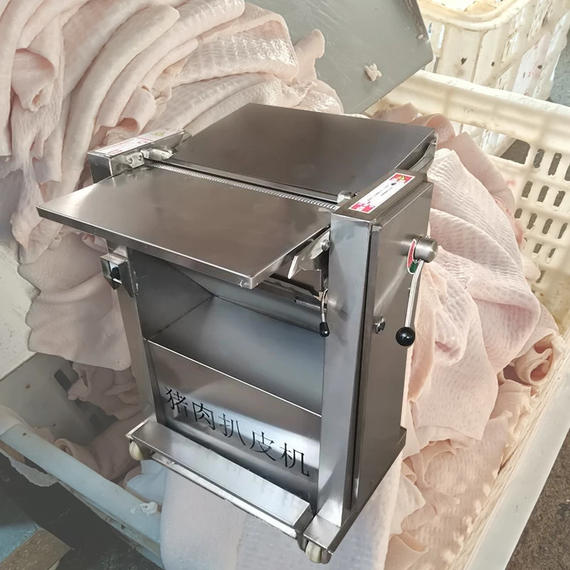 Commercial Stainless Steel Pork Peeler Meat Skin Peeling Pig Polishing Machine Manufacturer