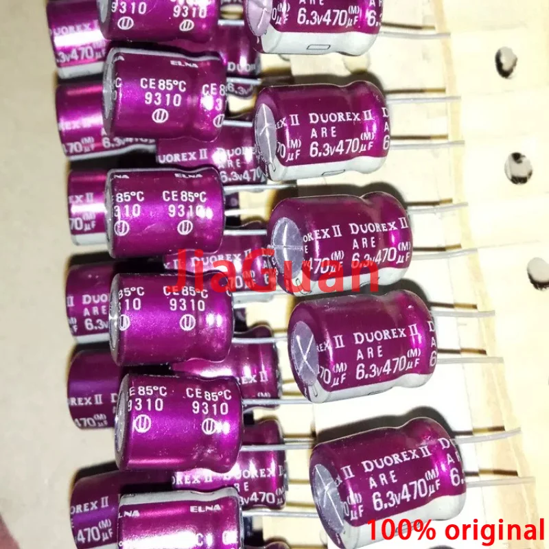 10PCS/lot original ELNA DUOREX II 6.3V470UF 10X12MM 85C ARE 470UF 6.3V electrolytic capacitor free shipping