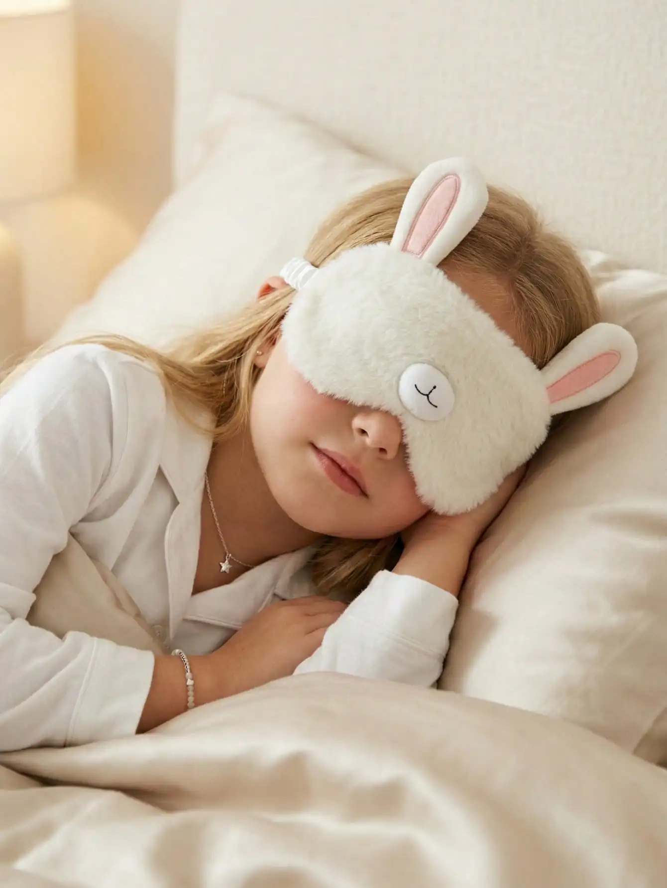 1pc Solid Black Sleep Eye Mask, Light Blocking Eye Cover for 14-16Y Teens, Multifunctional Eye Protection for Nap - view 2