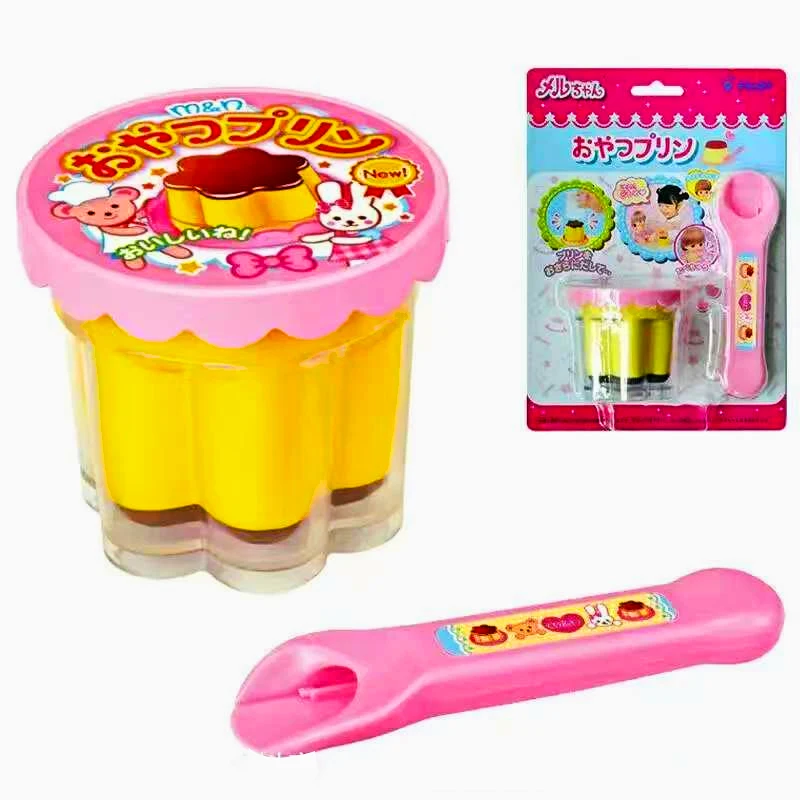 Alimentación de alimentos, pudín, juguete de alimentación, juego de rol, Educación Temprana, pudín de fresa, juguete de simulación, casa de juego japonesa, juguetes para amigos