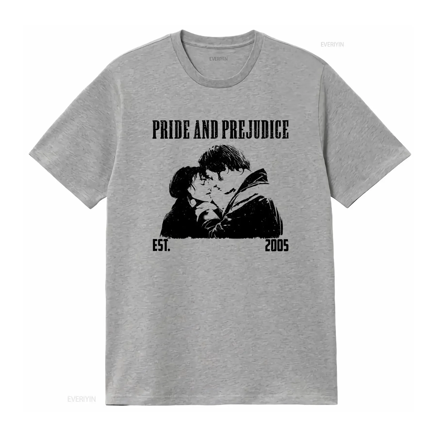 تي شيرت Pride Prejudice وعتيق كلاسيكي كلاسيكي للكريسماس عتيق مغسول ومسامي ومريح ومتعدد الاستخدامات قليلاً