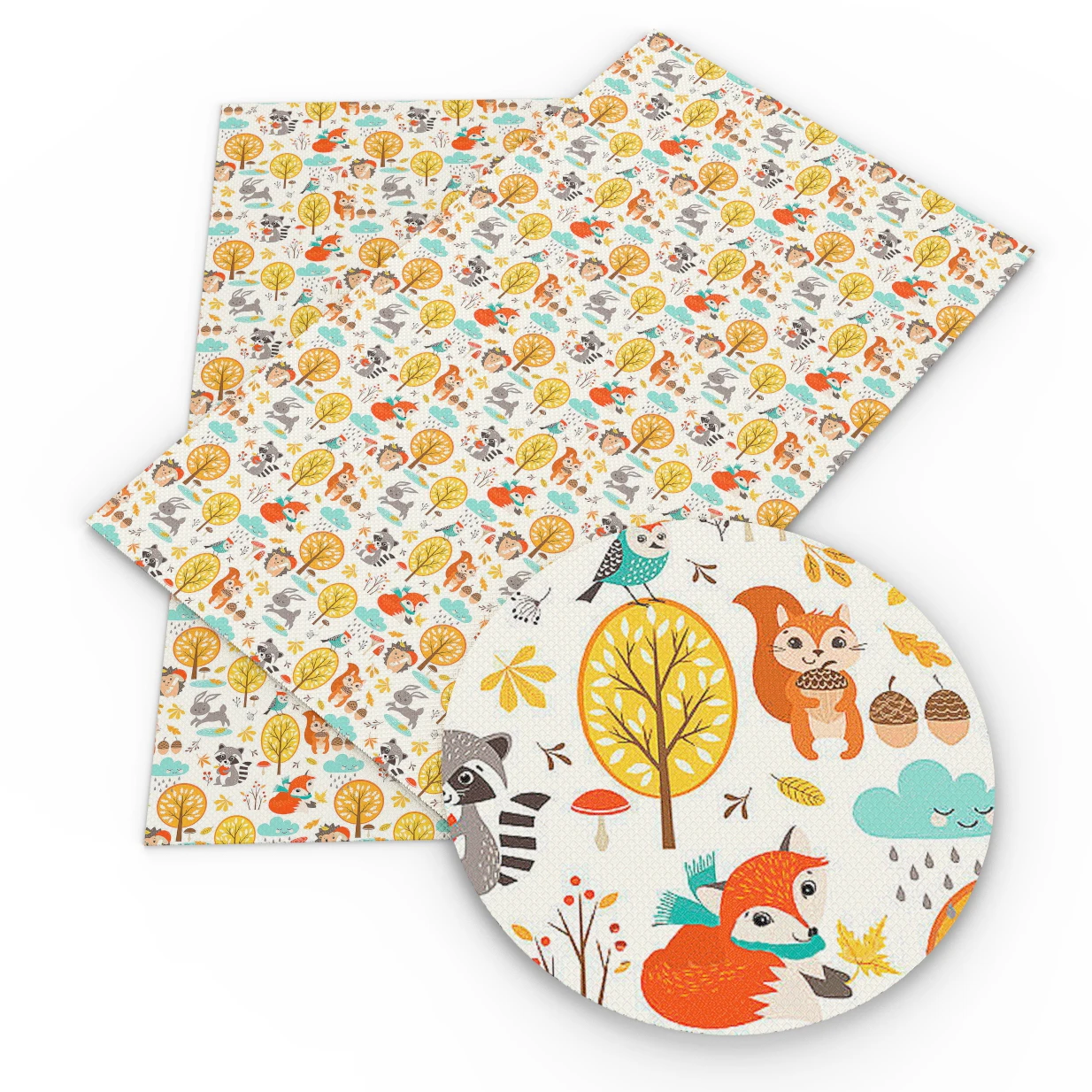 Animali Cute Fox stampato poliestere puro cotone materiale Patchwork by the Meter tessuto cucito Quilting tessuti panno per ricamo