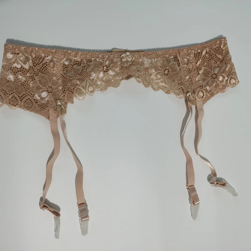 Plus Size Erotic Lingerie Sexy Lace Garter Belt Women Ultra-thin Temptation Suspender Belt For Long Stockings Wedding Garters