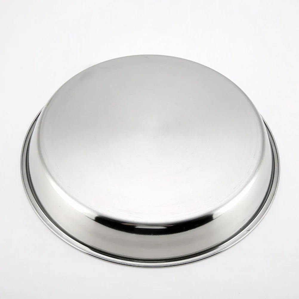 

Platters Decorative Dessert Pan Fruit Pie Bakeware Serving Plate Silver Buffet Camping Dinner Travel