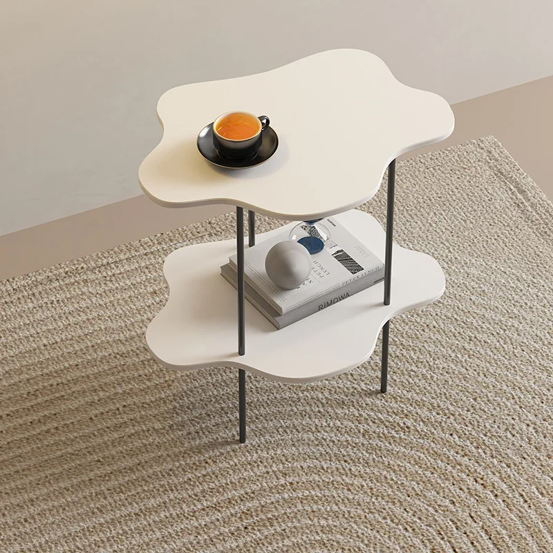 Side several light luxury creative minimalist shelves ins small Nordic bedside table