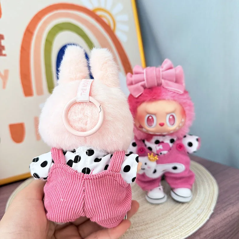 For 17cm Ropa Labubu Idol V1 V2 V3 kawaii Mini Doll Clothes Outfit Accessories Stylish Clothes Sports Leisure Suit Clothing Gift