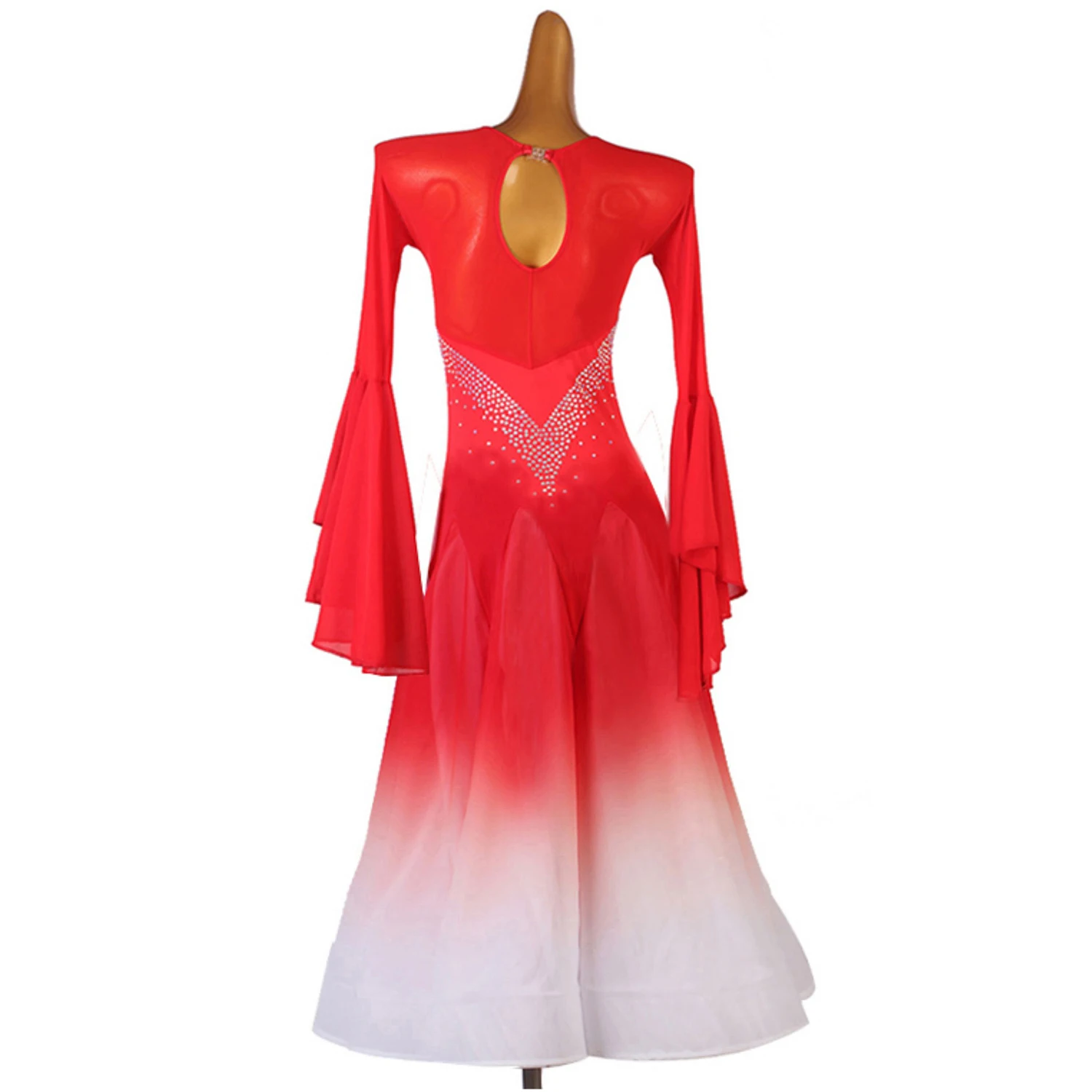 Vestidos de vals de salón, ropa de baile flamenco estándar, Ropa de baile moderna, disfraz de Jazz, ropa de estilo coreano, D1440