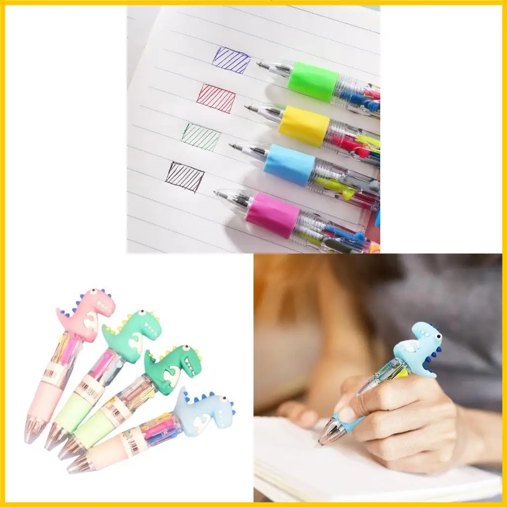 

4pcs Multicolor Ballpoint Pen для написания и рисунка для детей, 4 Color-in-1 Ballpoint Pen