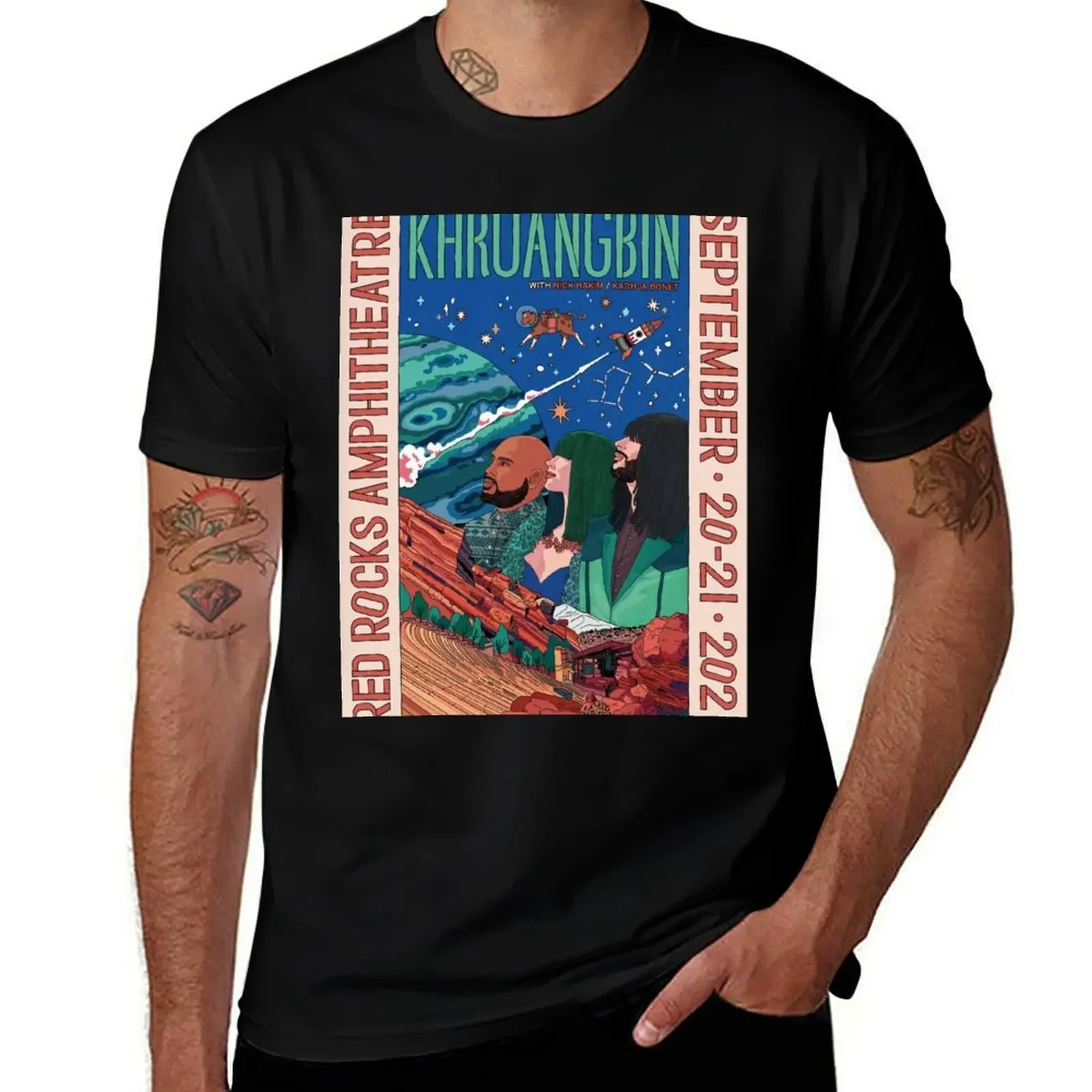 

The Fav Band Khruangbin Street T-Shirt cute tops graphic tee shirt custom t-shirts mens big and tall t shirts