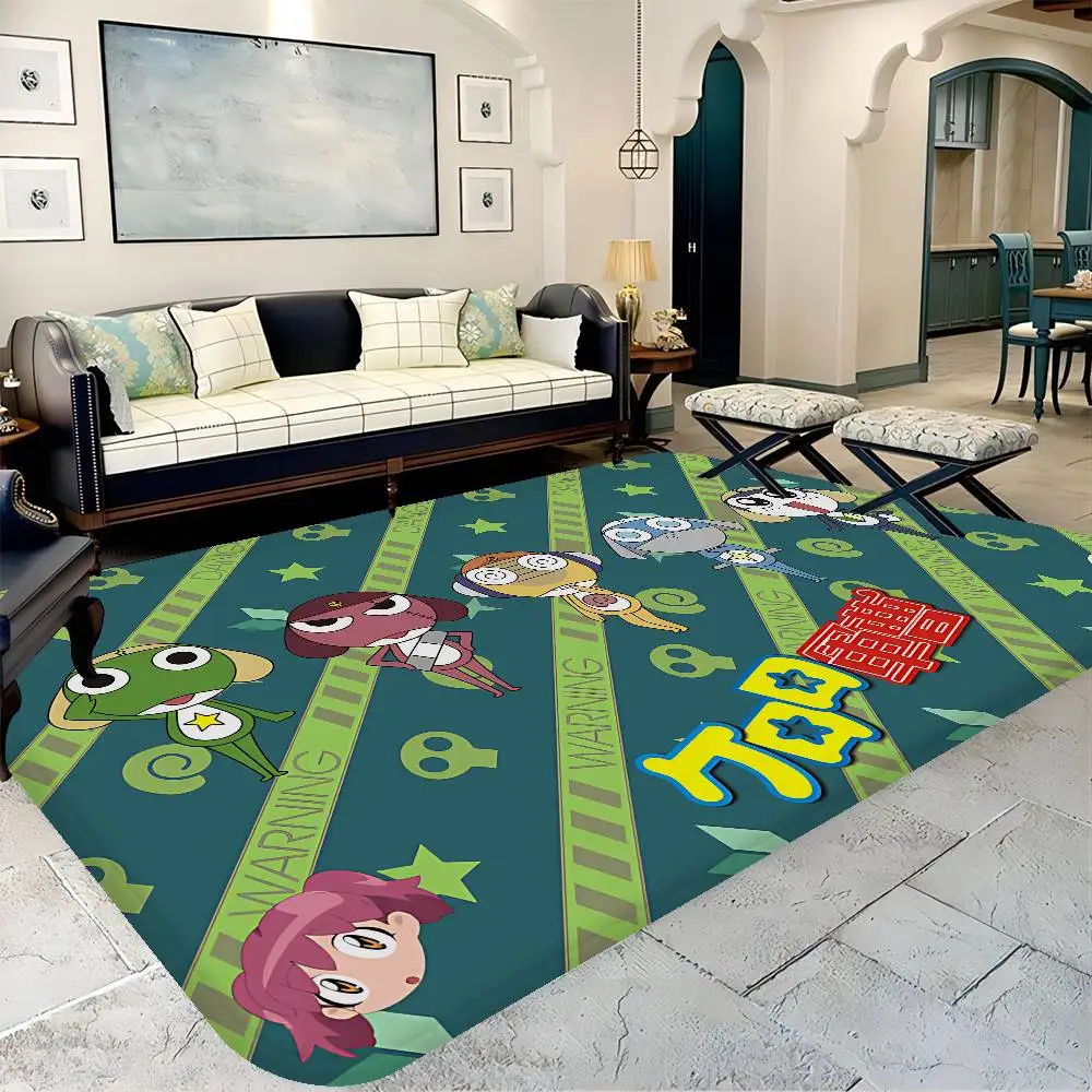 أنيمي K-keroros المطبخ حصيرة غرفة الاطفال غرفة نوم الديكور شرفة المضادة للانزلاق ممسحة غرفة المعيشة Alfombra #6